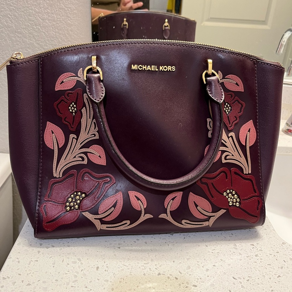 Michael Kors Purse Ellis floral